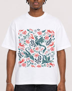 Mockup Boxy Heavyweight Tee White male close-up 05