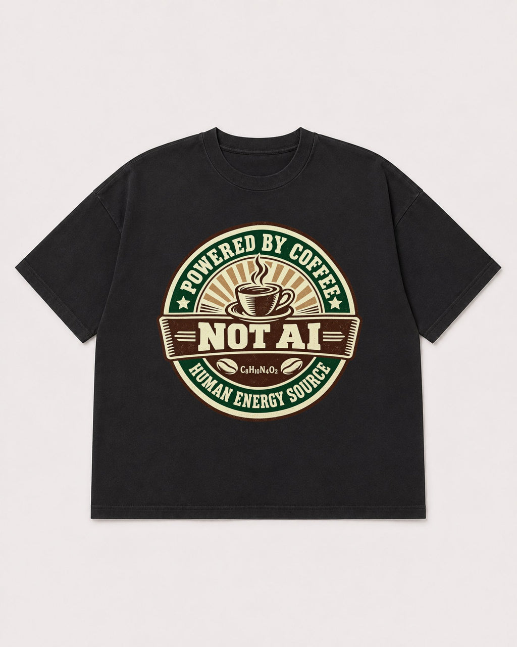 Mockup Boxy Heavyweight Tee Black product
