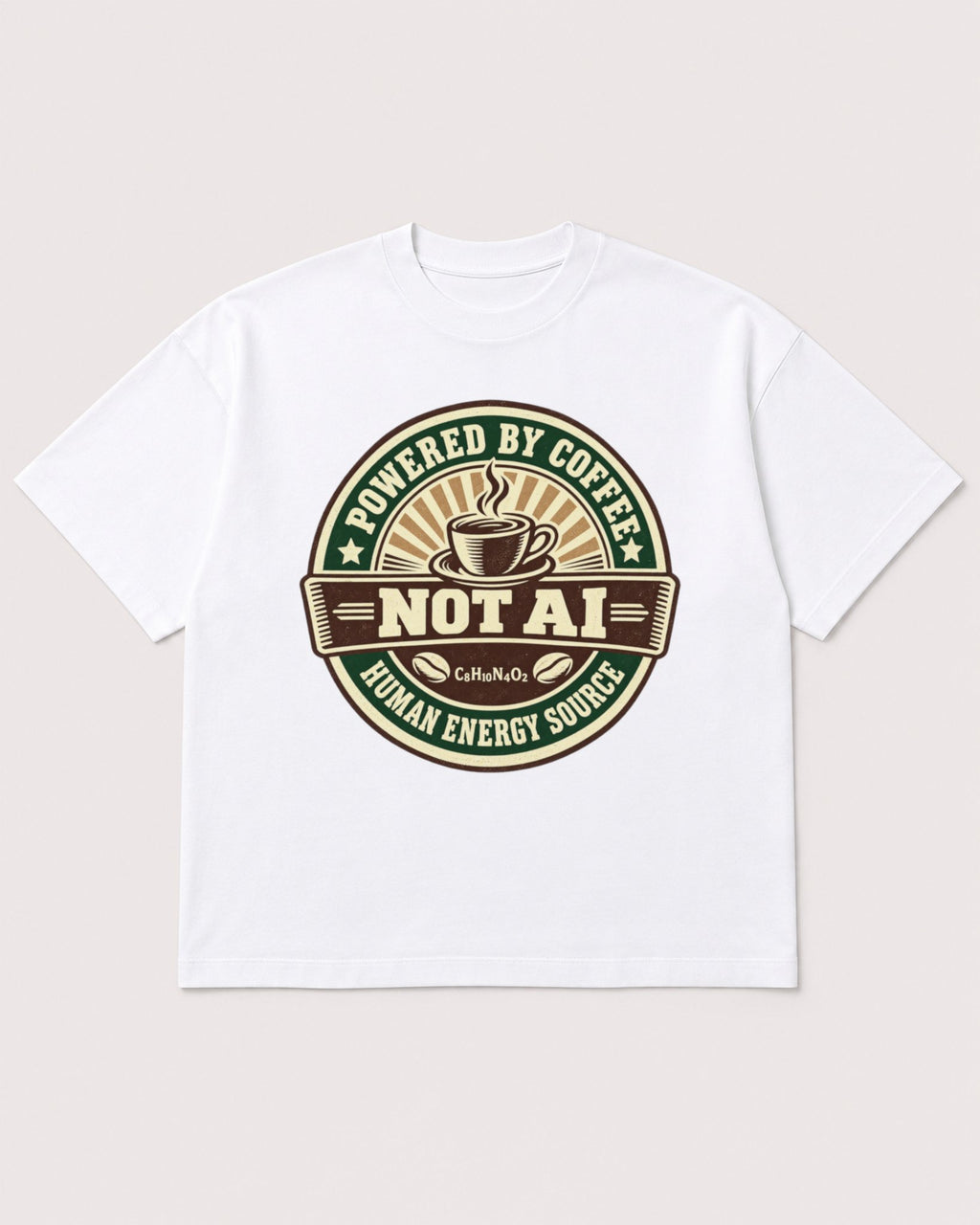 Mockup Boxy Heavyweight Tee White product