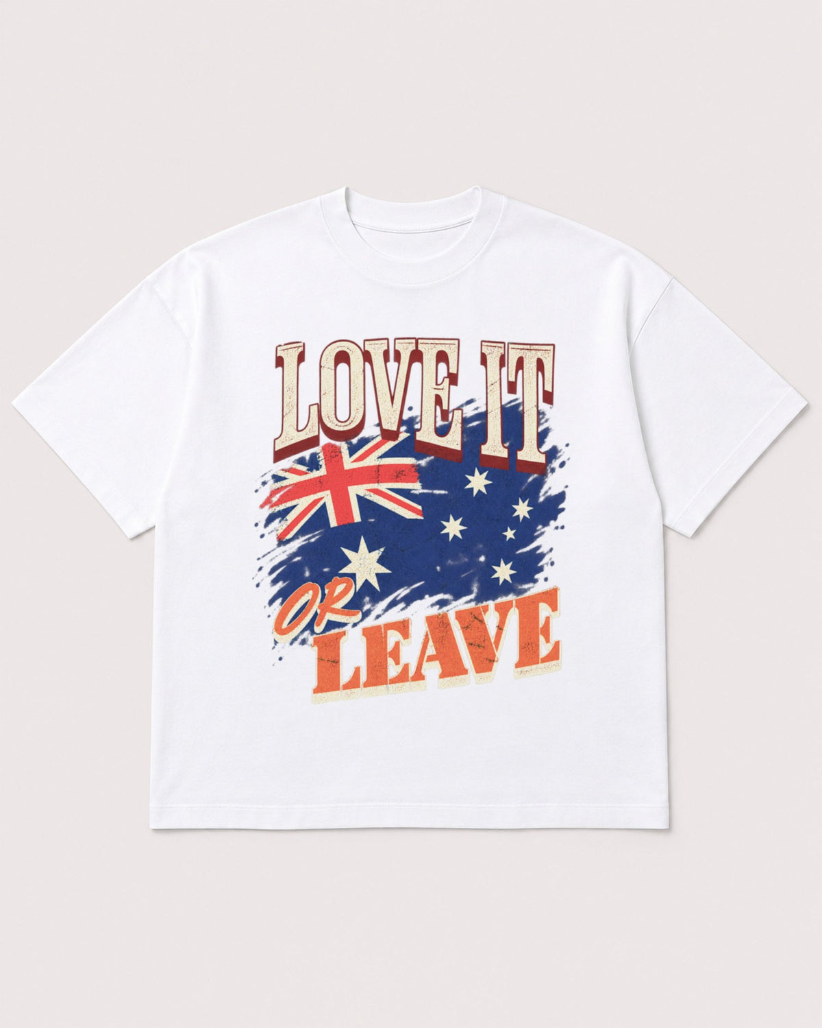 Mockup Boxy Heavyweight Tee White product