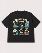 Mockup Boxy Heavyweight Tee Black product