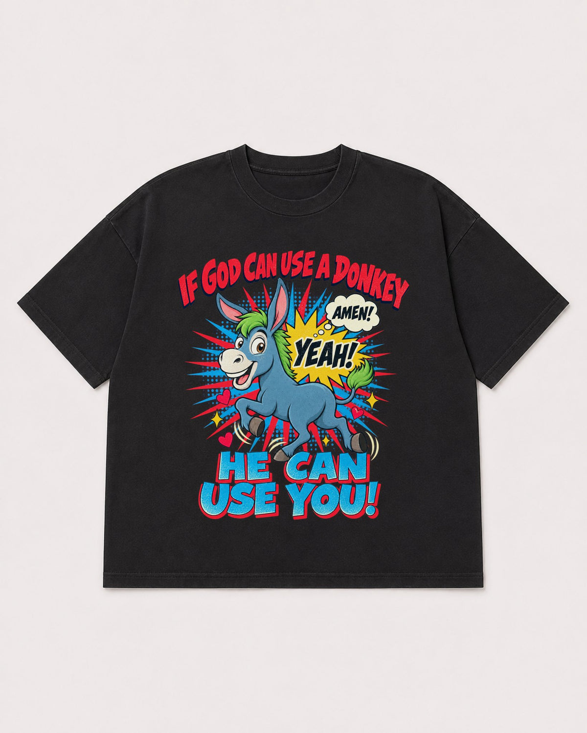 Mockup Boxy Heavyweight Tee Black product