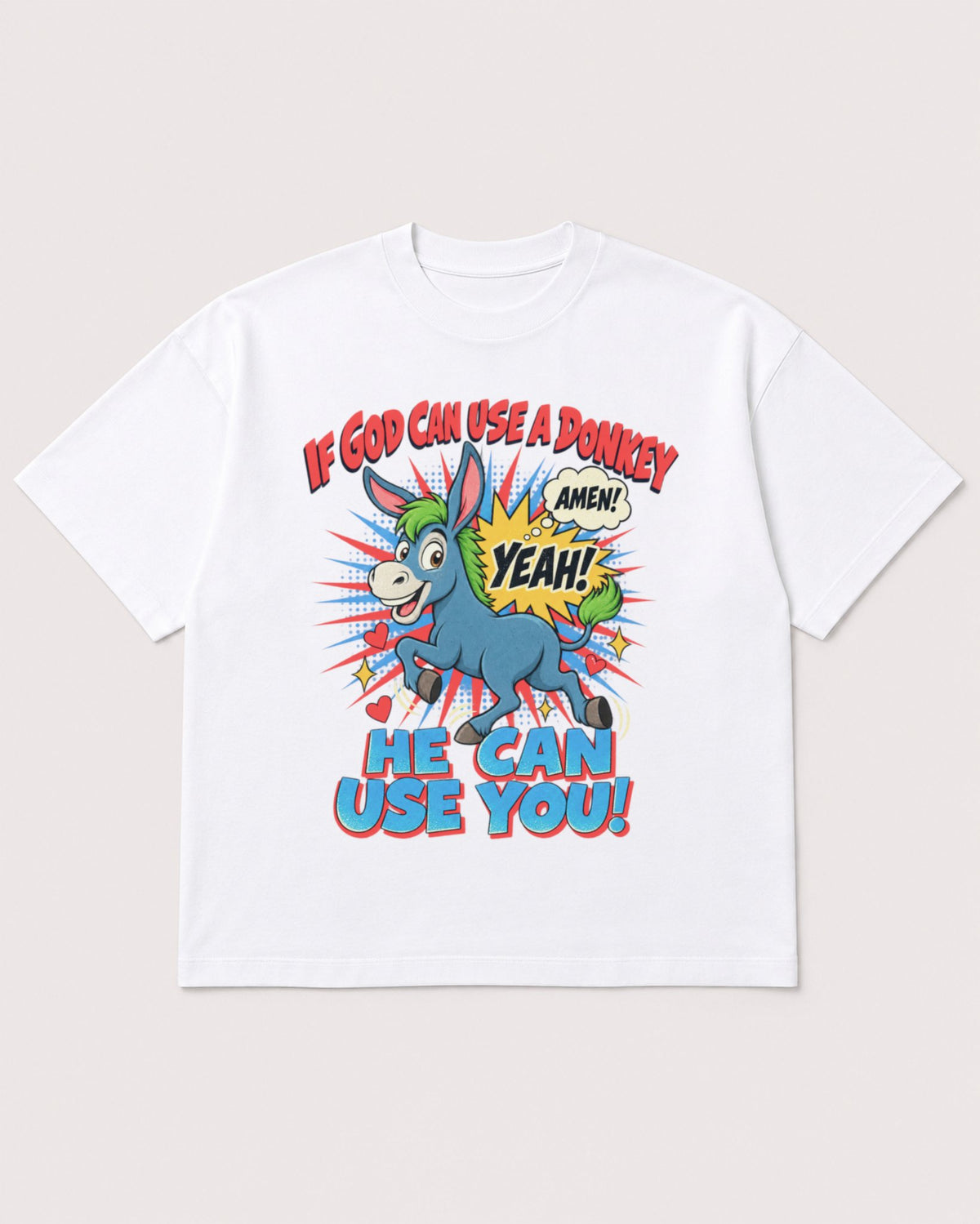 Mockup Boxy Heavyweight Tee White product