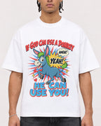 Mockup Boxy Heavyweight Tee White male close-up 40