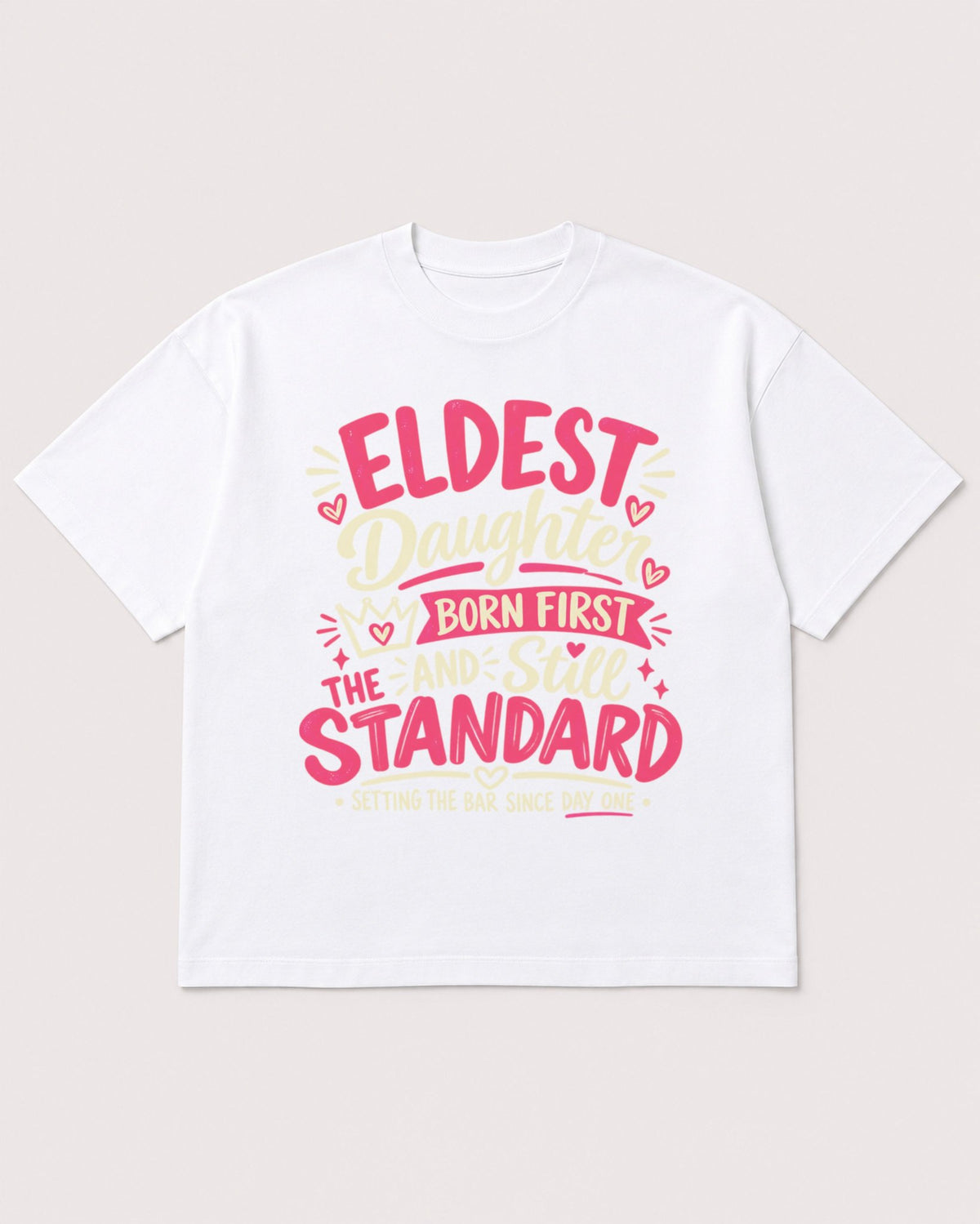 Mockup Boxy Heavyweight Tee White product