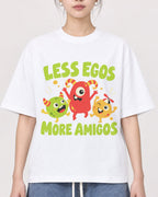 Mockup Boxy Heavyweight Tee White female close-up 41