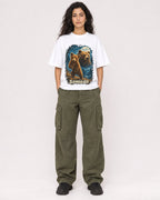 Mockup Boxy Heavyweight Tee White female full-body 07