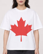 Mockup Boxy Heavyweight Tee White female close-up 03