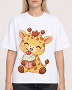 Mockup Boxy Heavyweight Tee White female close-up 08