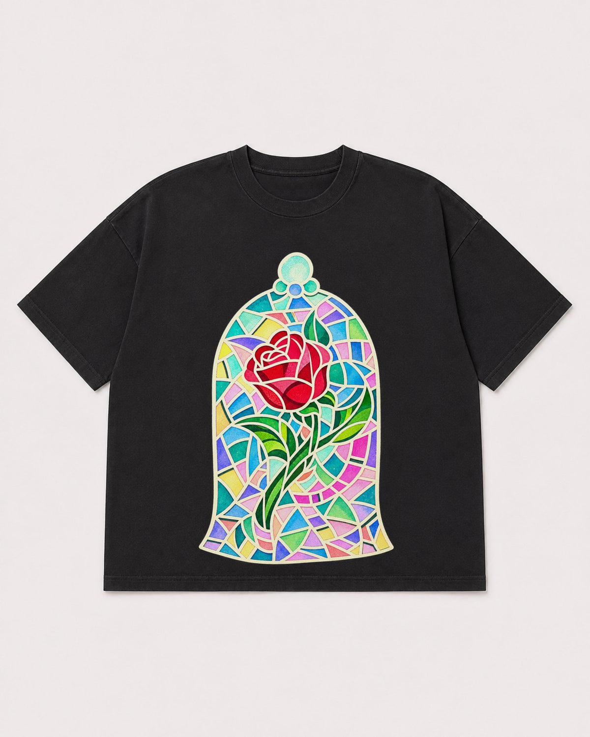 Mockup Boxy Heavyweight Tee Black product