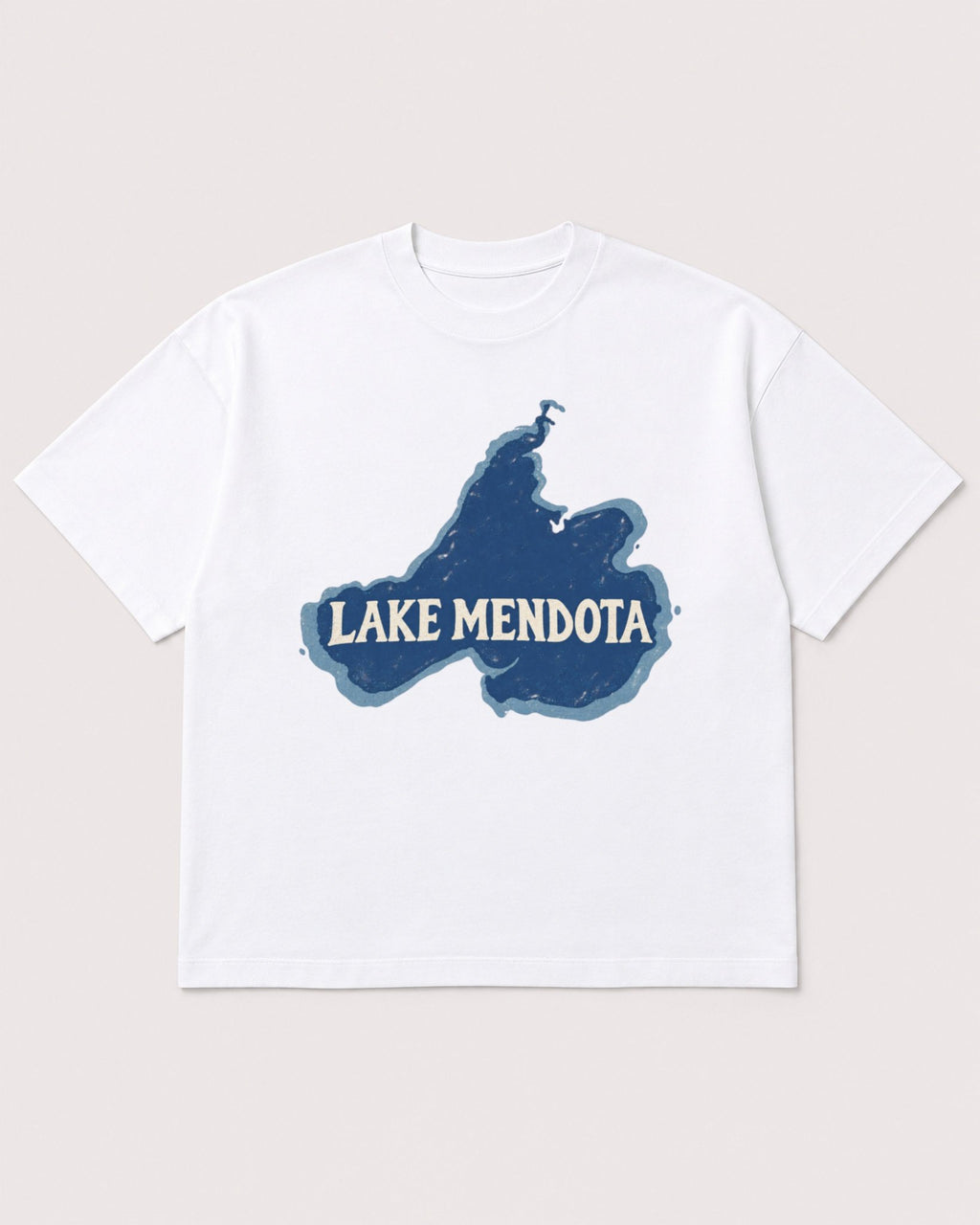 Mockup Boxy Heavyweight Tee White product