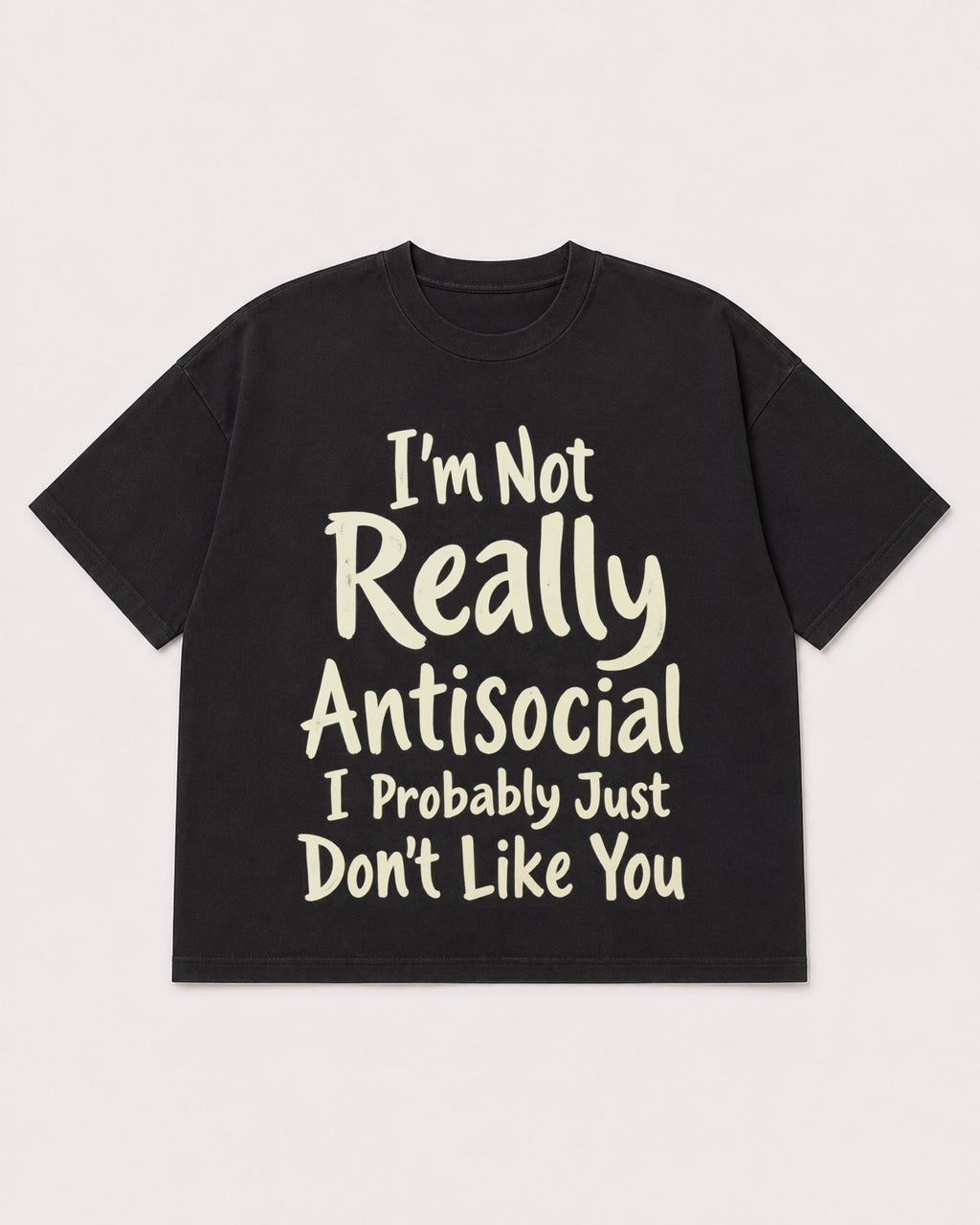 Mockup Boxy Heavyweight Tee Black product