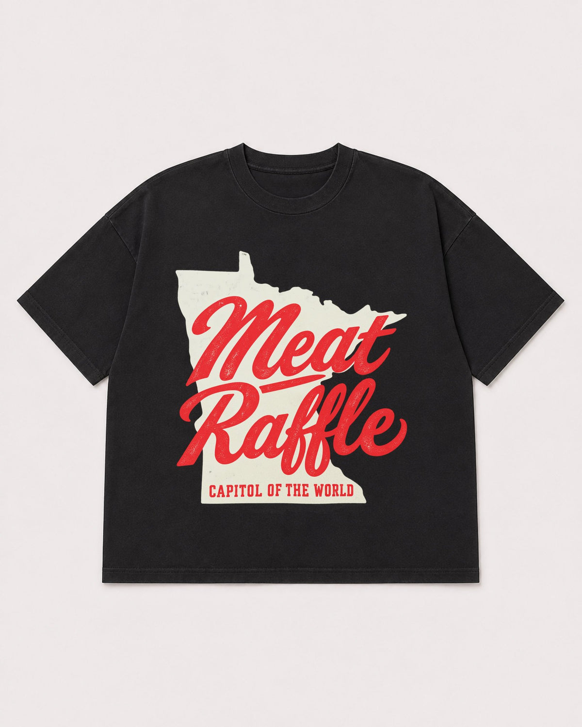 Mockup Boxy Heavyweight Tee Black product