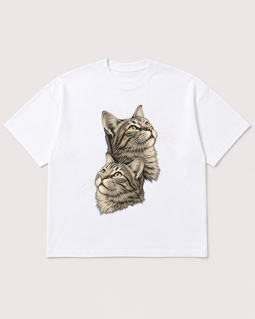 Mockup Boxy Heavyweight Tee White product