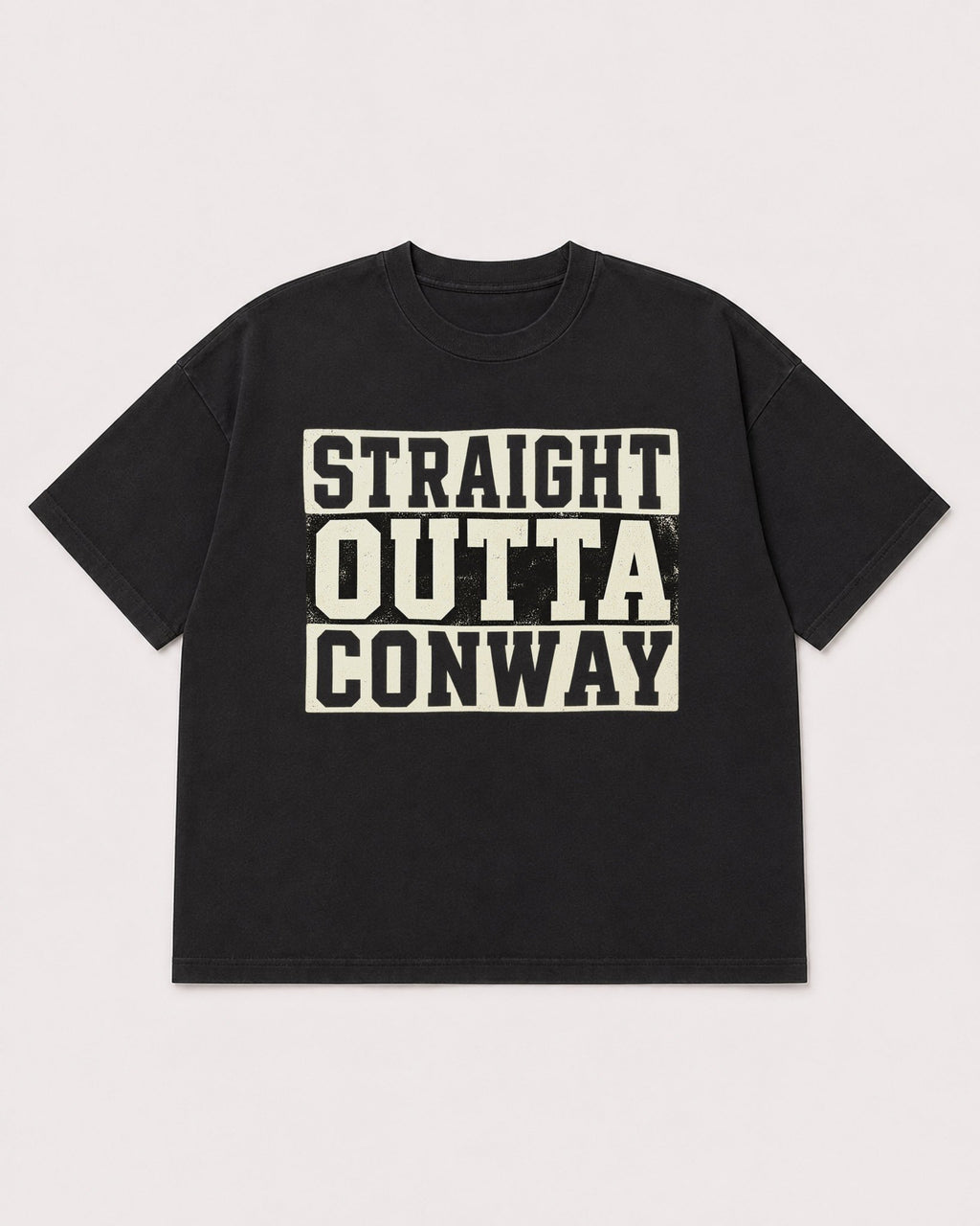 Mockup Boxy Heavyweight Tee Black product