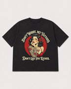 Mockup Boxy Heavyweight Tee Black product