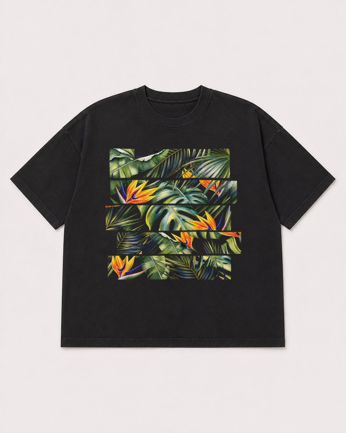 Mockup Boxy Heavyweight Tee Black product