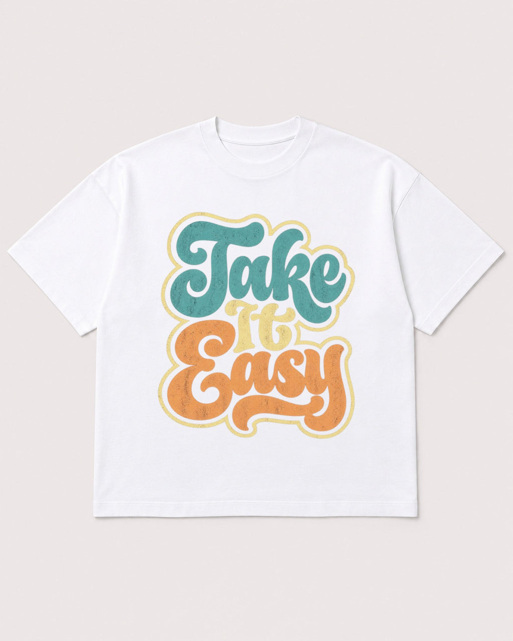 Mockup Boxy Heavyweight Tee White product