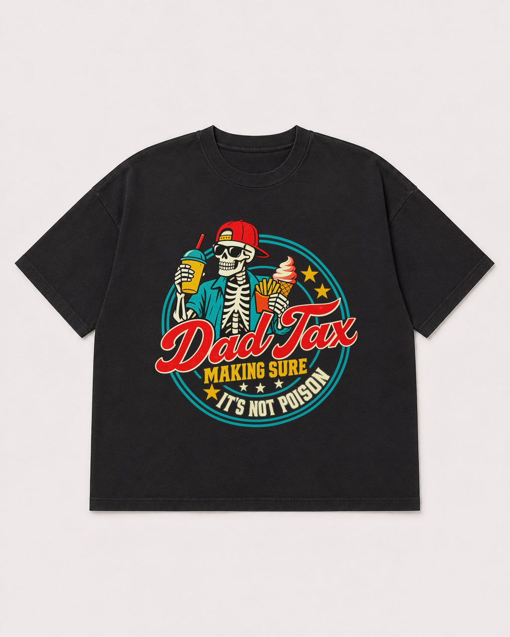 Mockup Boxy Heavyweight Tee Black product