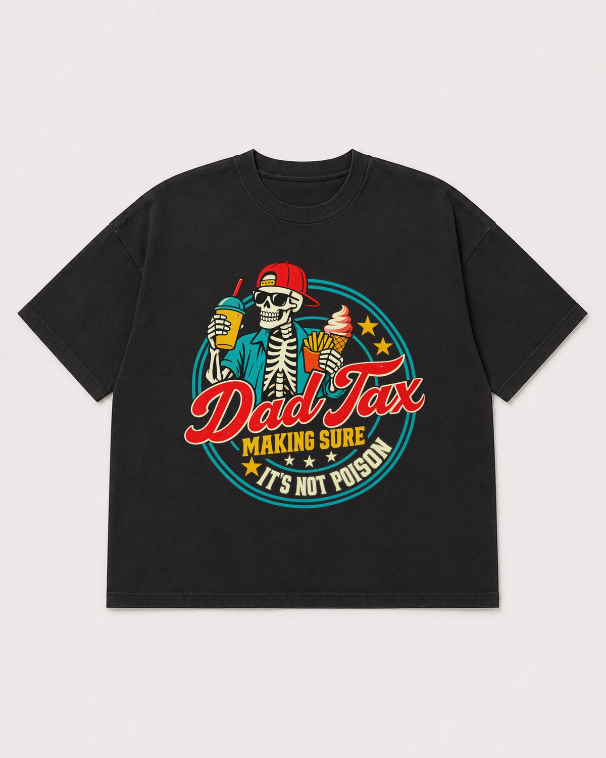 Mockup Boxy Heavyweight Tee Black product