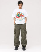 Mockup Boxy Heavyweight Tee White female full-body 17