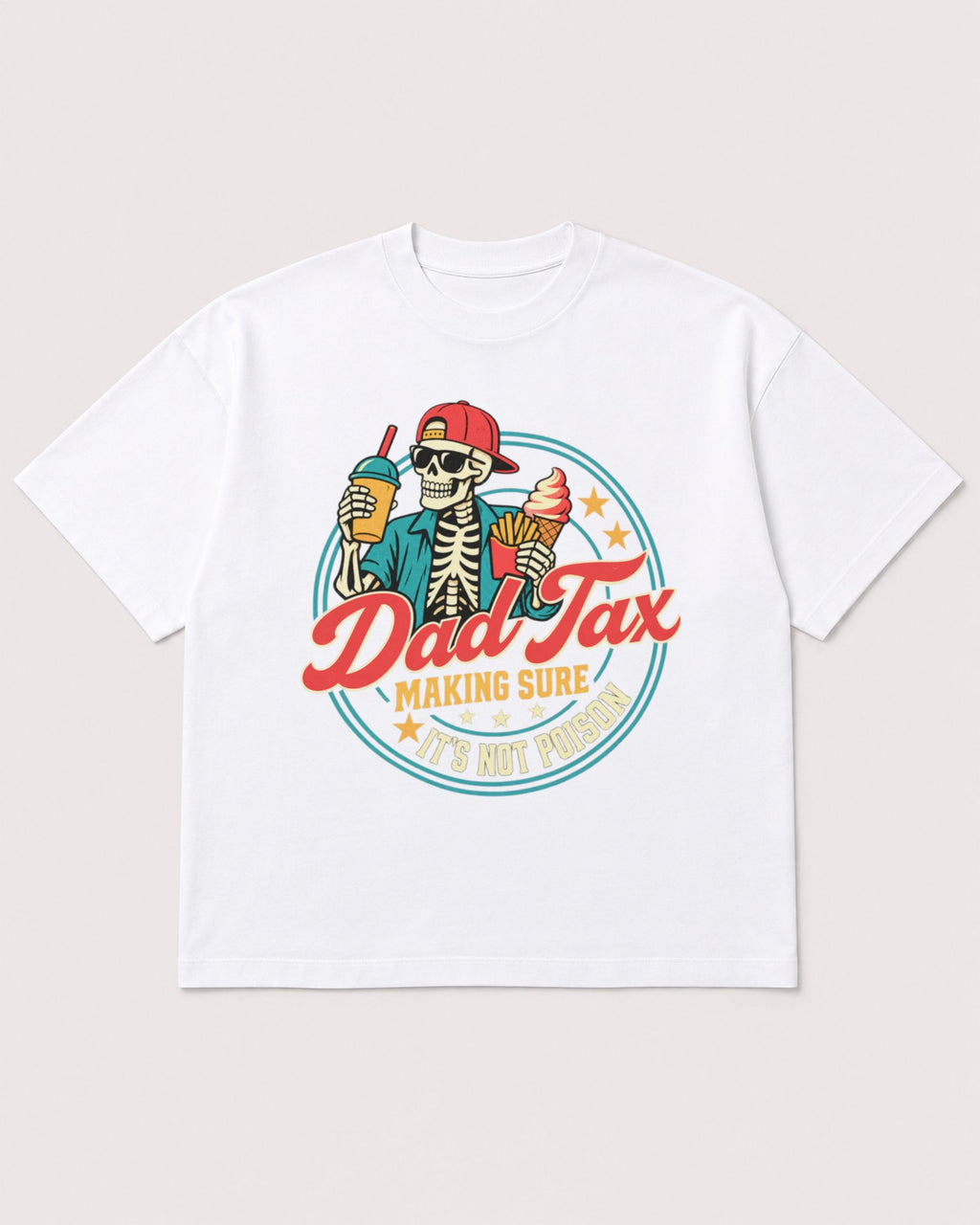 Mockup Boxy Heavyweight Tee White product