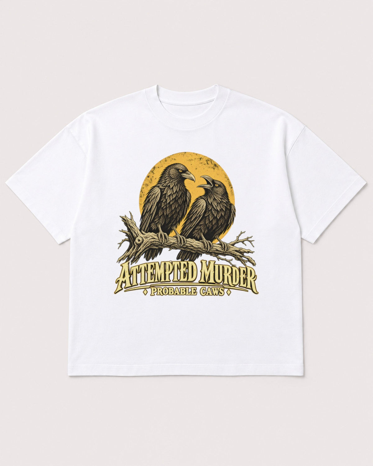 Mockup Boxy Heavyweight Tee White product