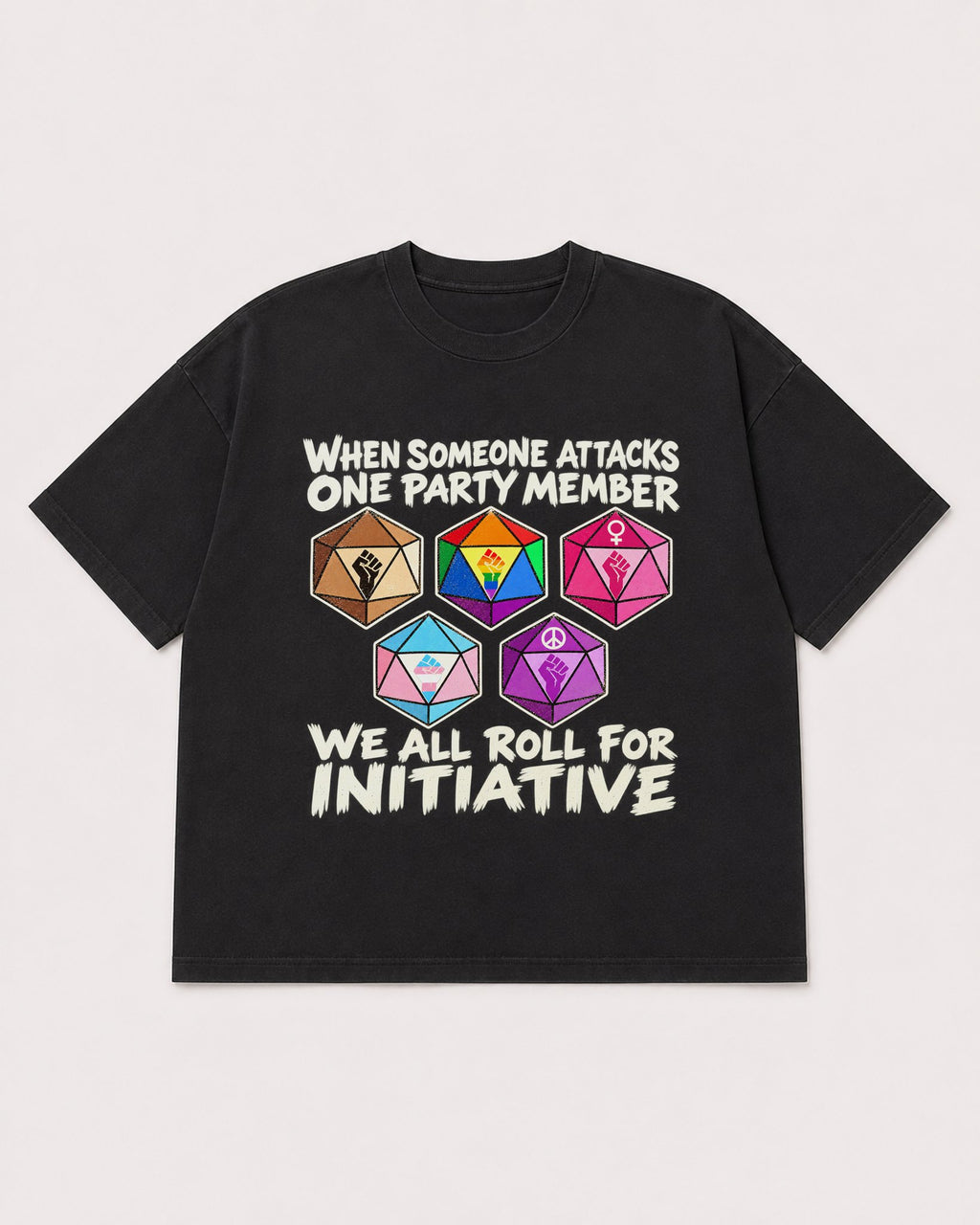 Mockup Boxy Heavyweight Tee Black product