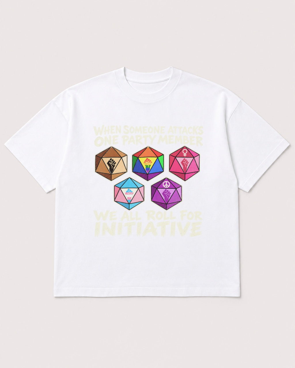 Mockup Boxy Heavyweight Tee White product