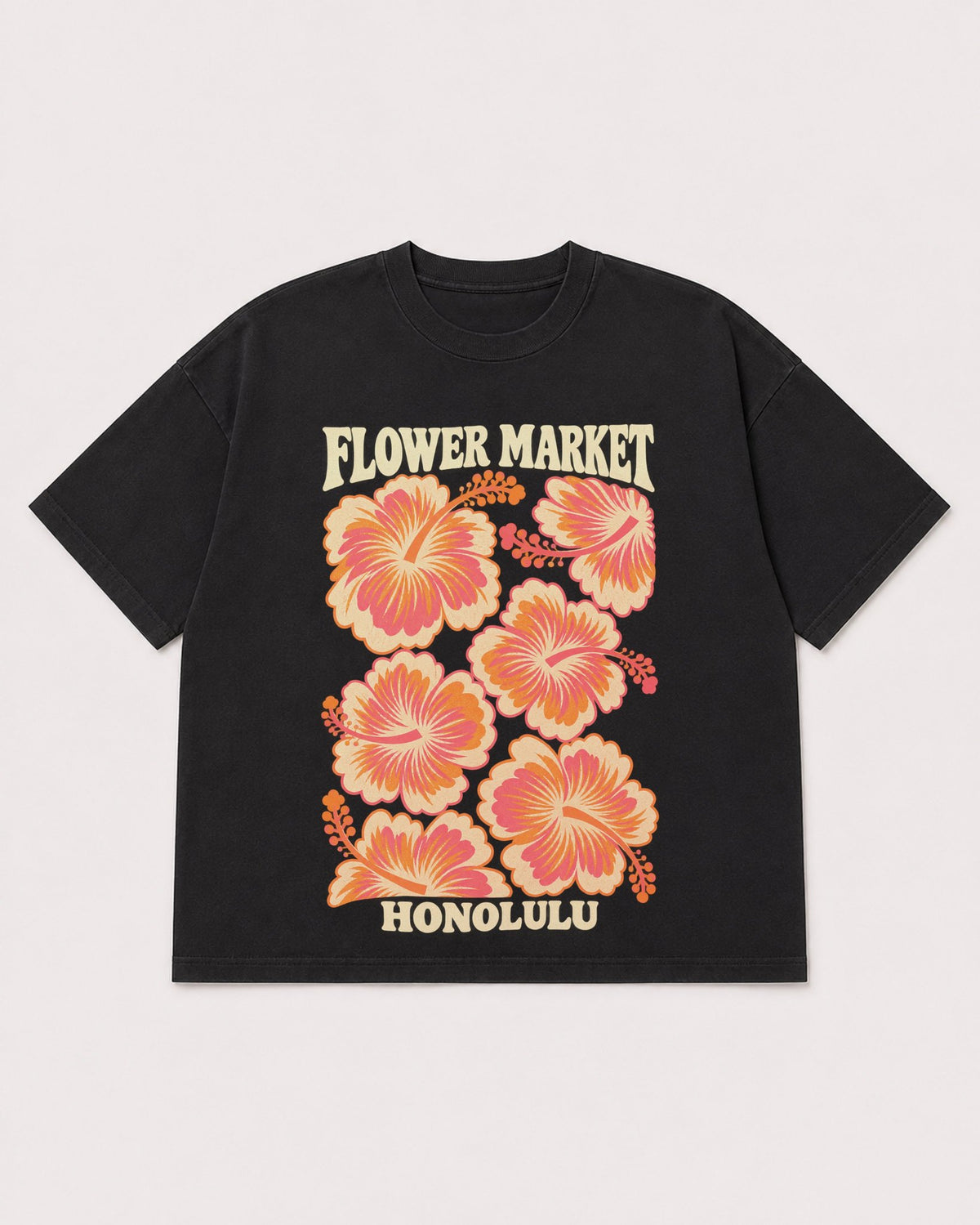 Mockup Boxy Heavyweight Tee Black product