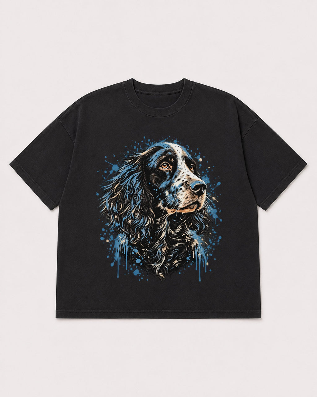 Mockup Boxy Heavyweight Tee Black product