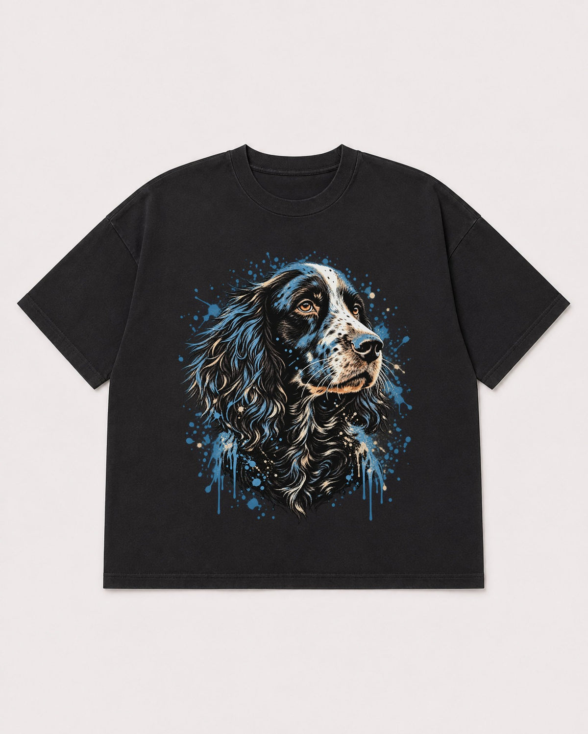 Mockup Boxy Heavyweight Tee Black product