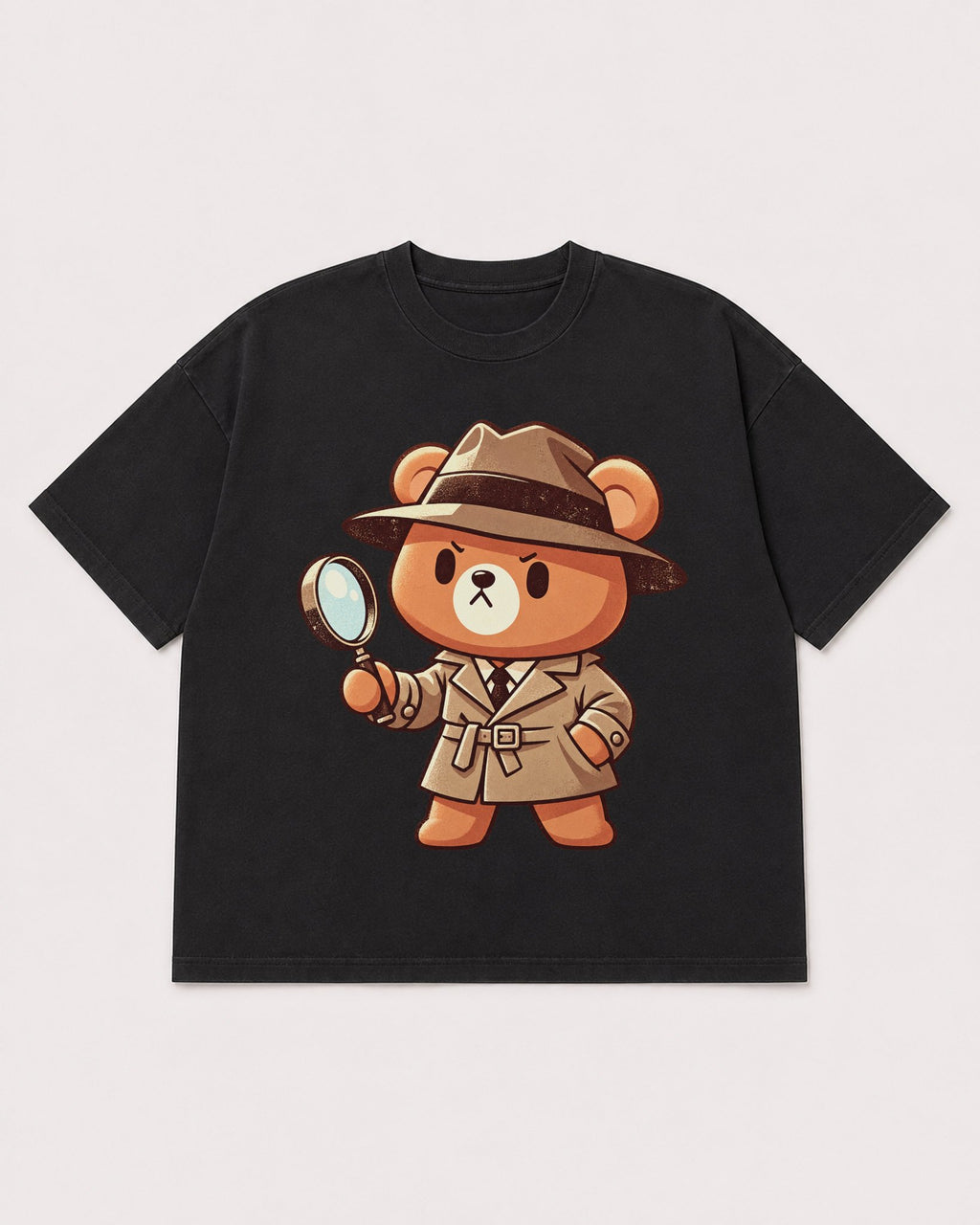 Mockup Boxy Heavyweight Tee Black product