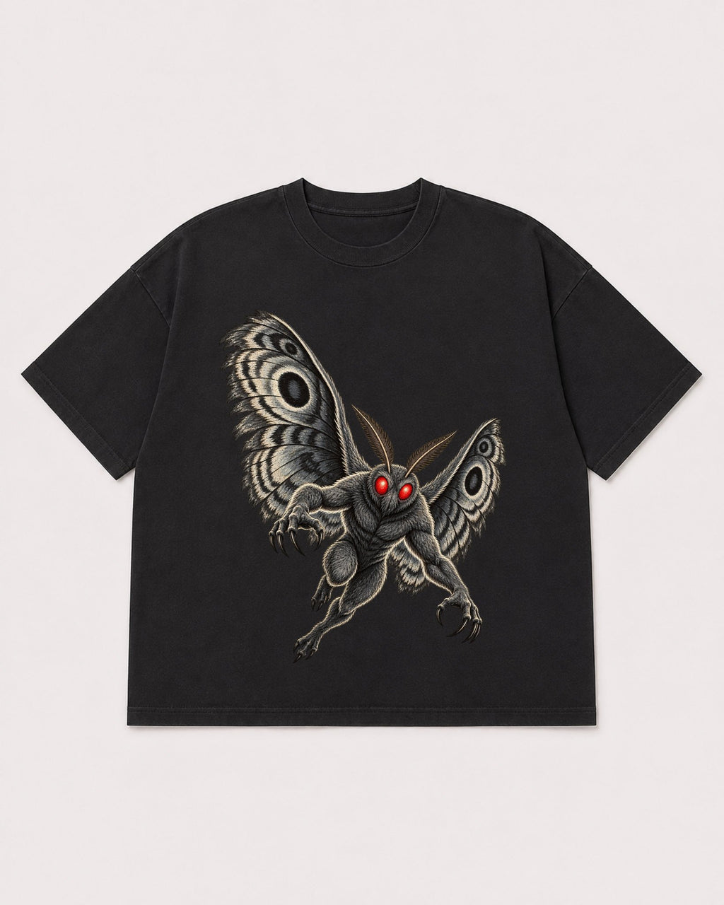 Mockup Boxy Heavyweight Tee Black product