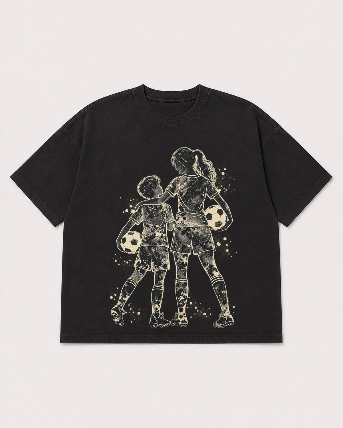 Mockup Boxy Heavyweight Tee Black product