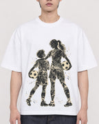 Mockup Boxy Heavyweight Tee White male close-up 31