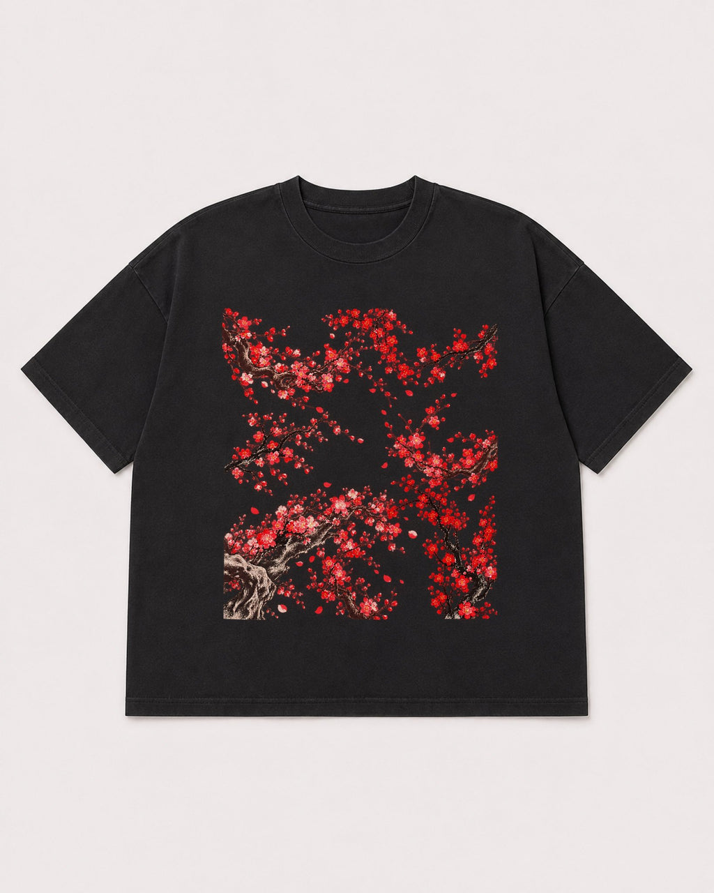 Mockup Boxy Heavyweight Tee Black product