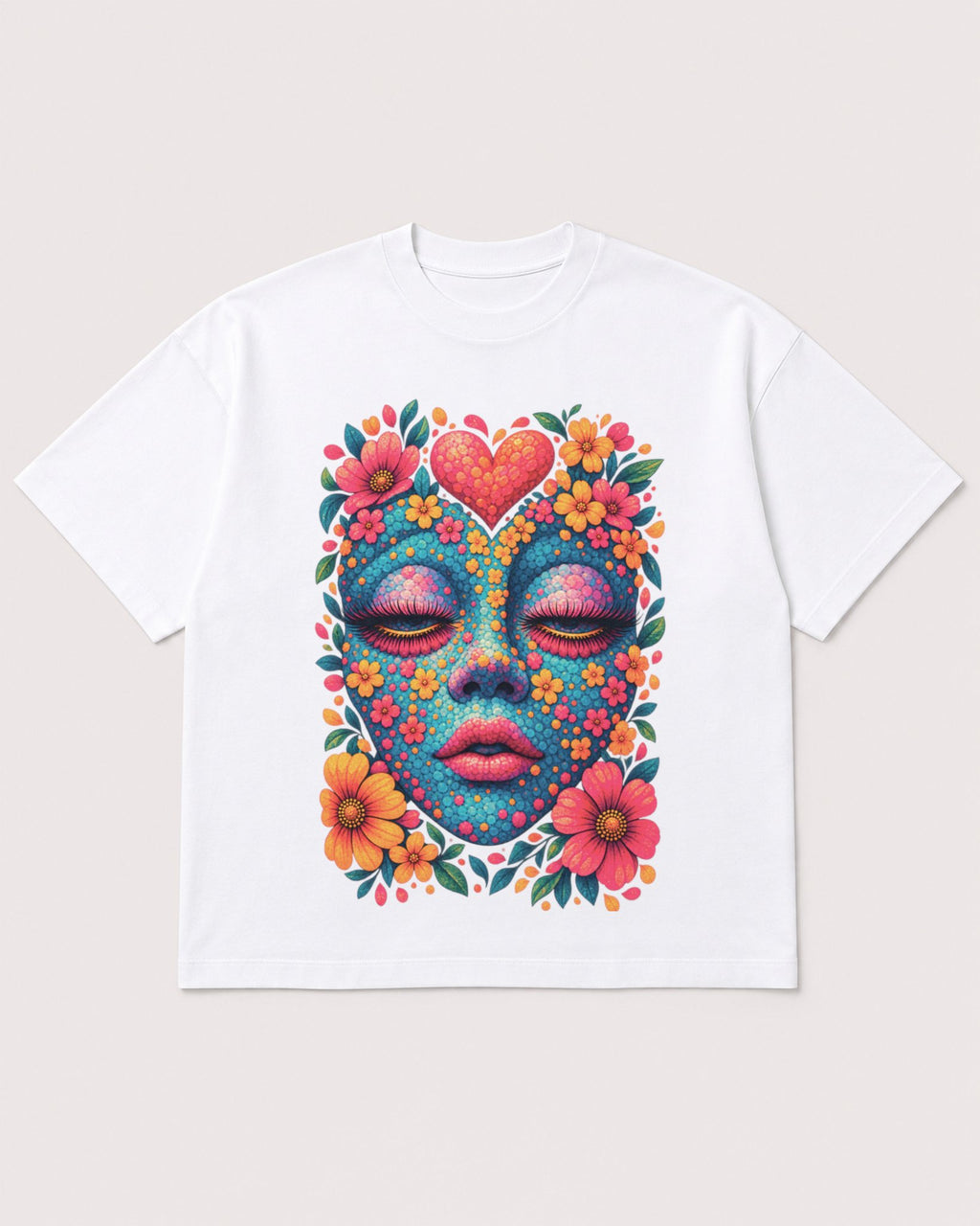 Mockup Boxy Heavyweight Tee White product