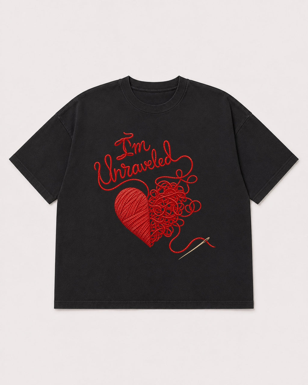 Mockup Boxy Heavyweight Tee Black product