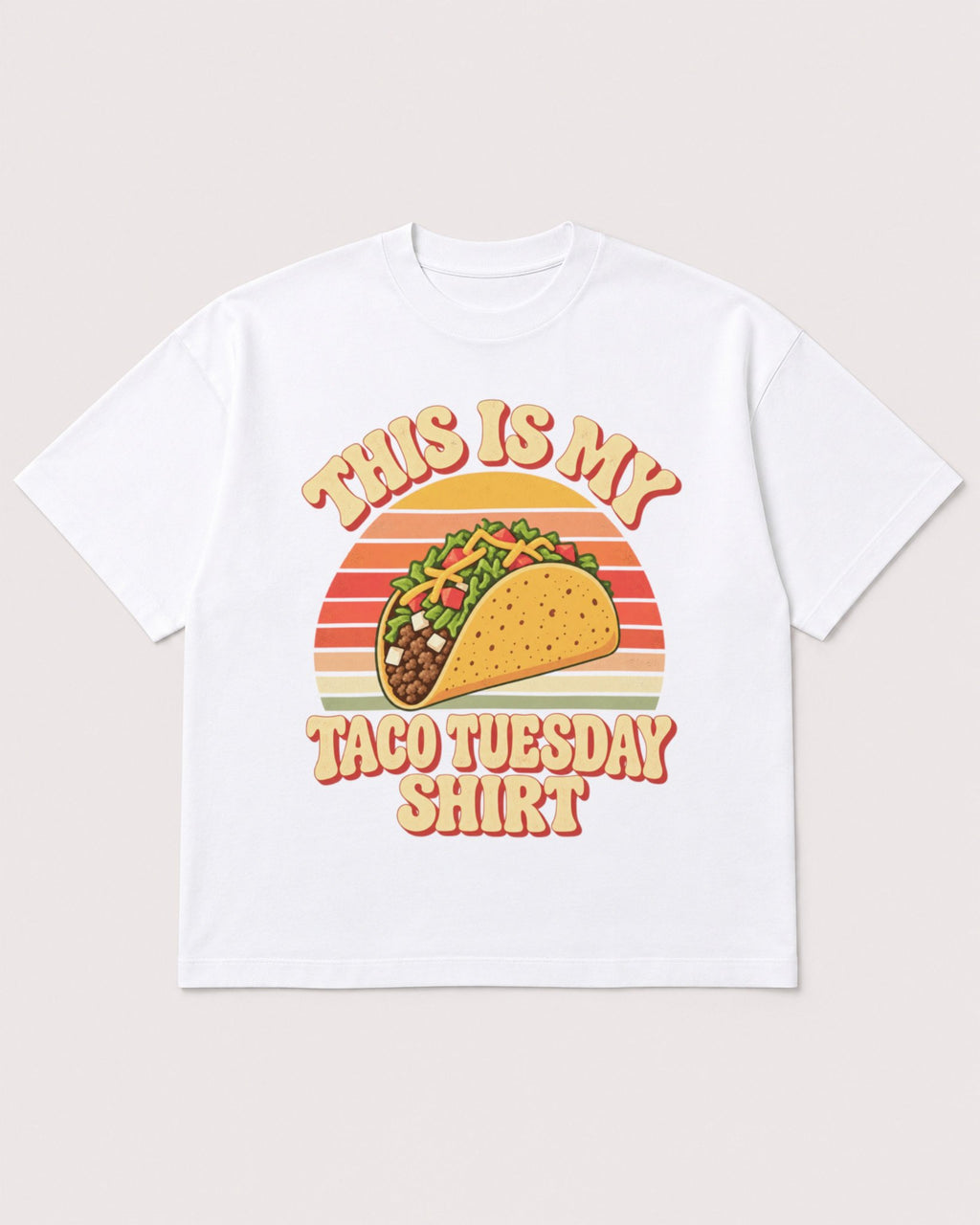 Mockup Boxy Heavyweight Tee White product