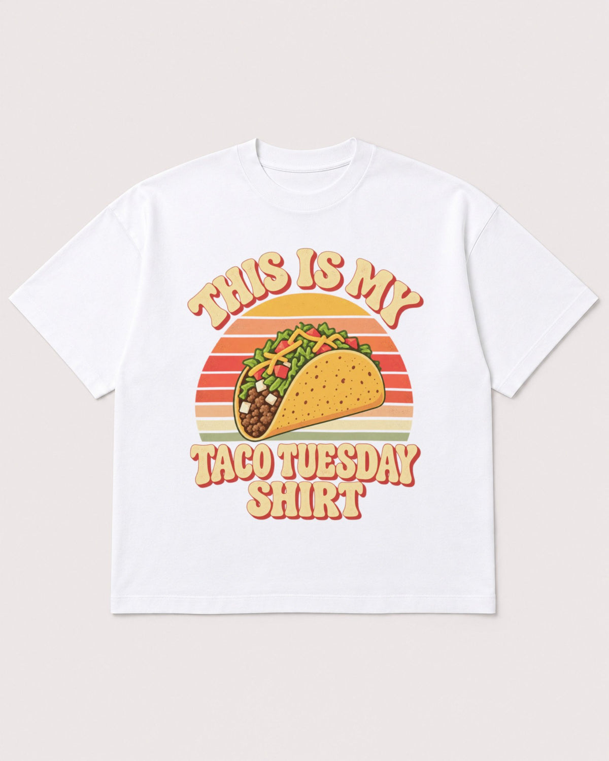 Mockup Boxy Heavyweight Tee White product