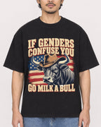 Mockup Boxy Heavyweight Tee Black male close-up 02
