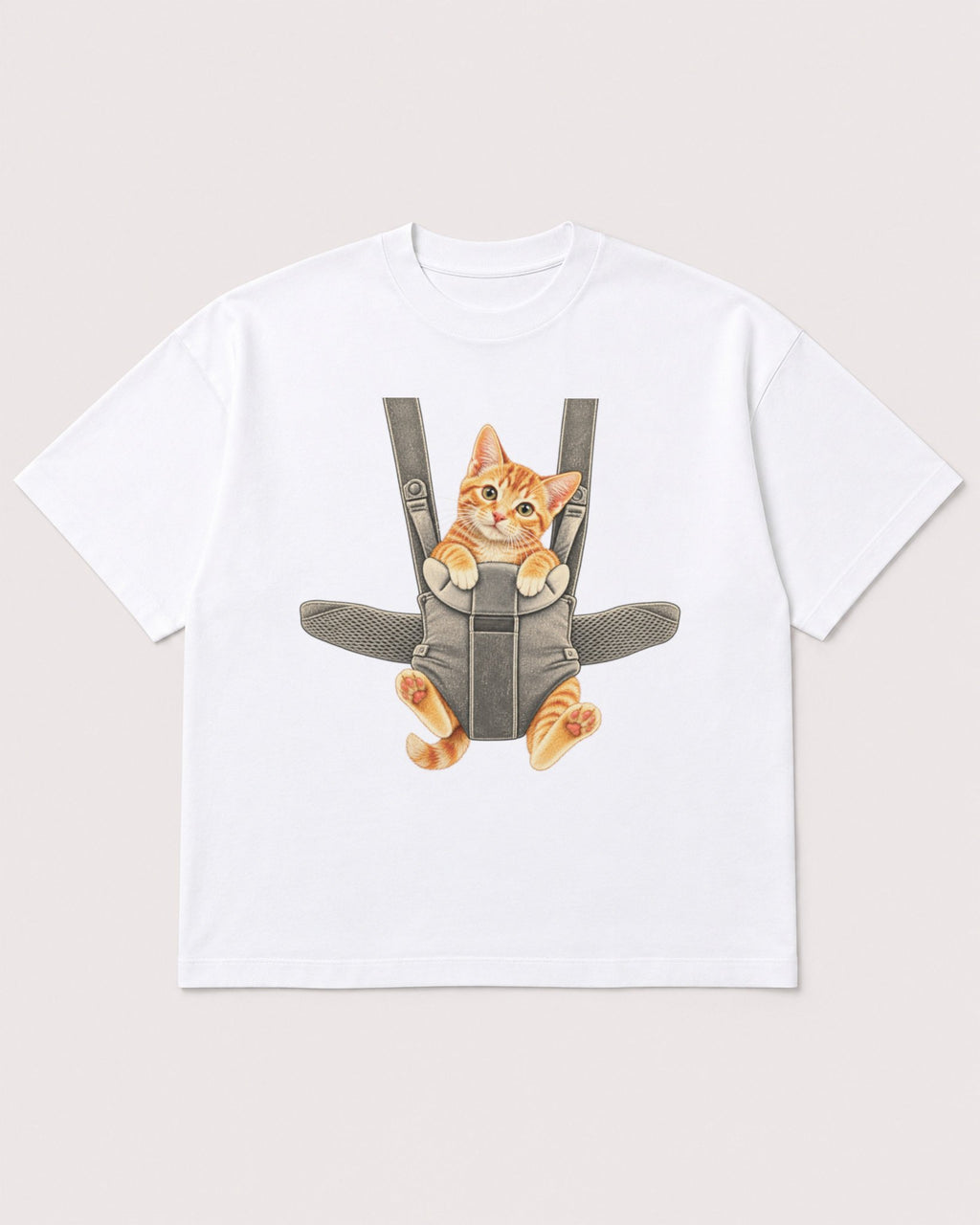 Mockup Boxy Heavyweight Tee White product