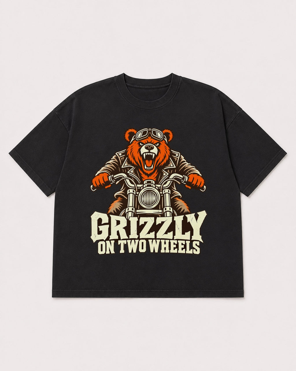 Mockup Boxy Heavyweight Tee Black product