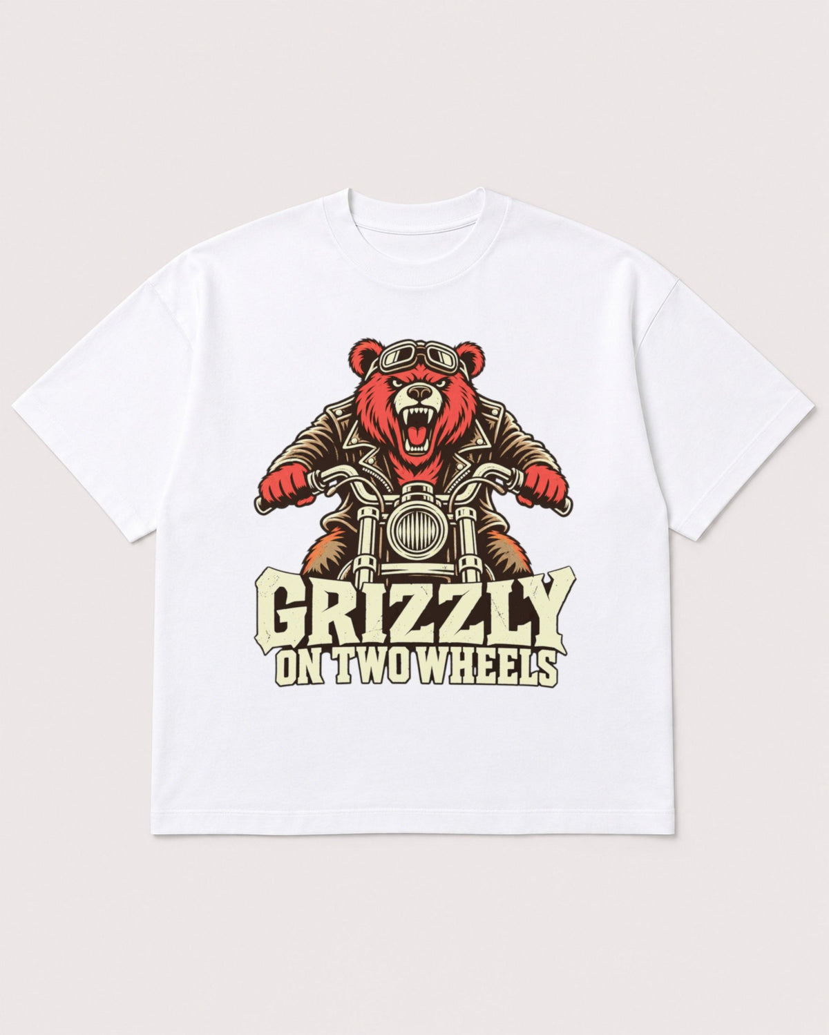 Mockup Boxy Heavyweight Tee White product