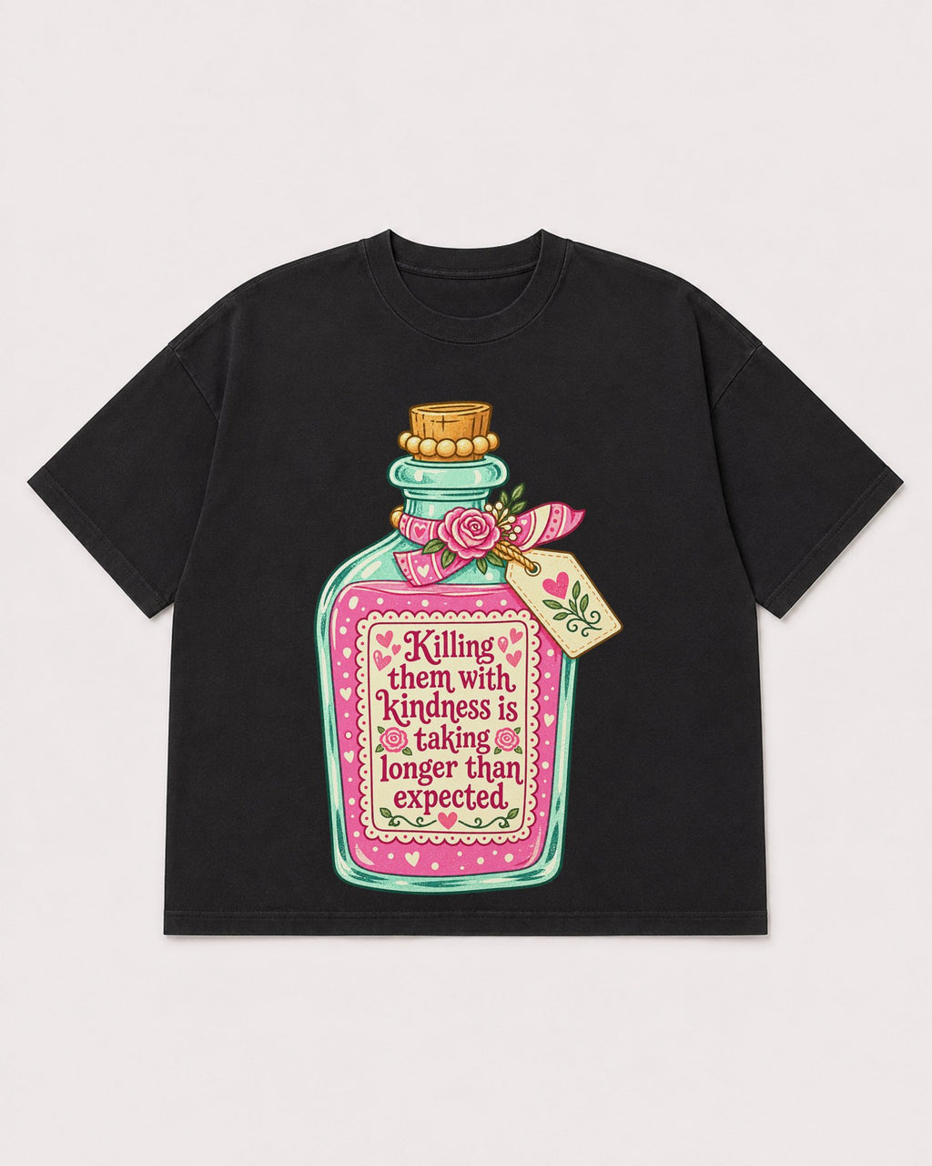 Mockup Boxy Heavyweight Tee Black product