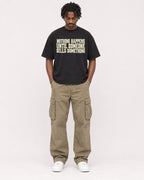 Mockup Boxy Heavyweight Tee Black male full-body 04