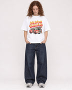 Mockup Boxy Heavyweight Tee White female full-body 09