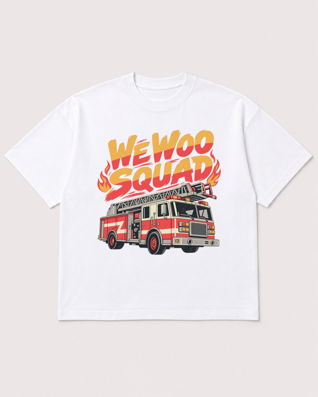 Mockup Boxy Heavyweight Tee White product