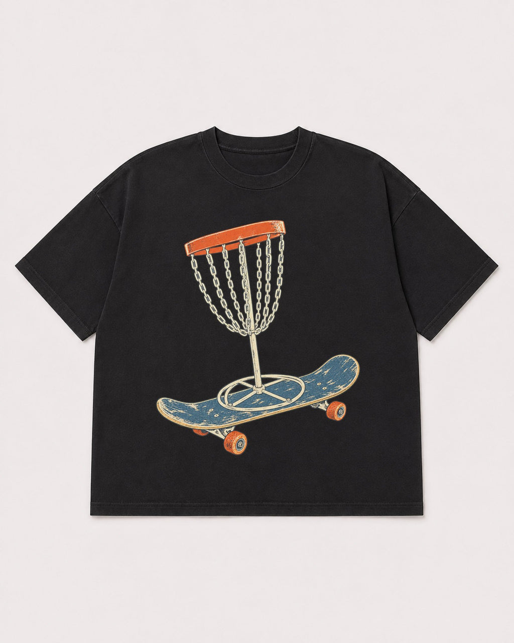 Mockup Boxy Heavyweight Tee Black product